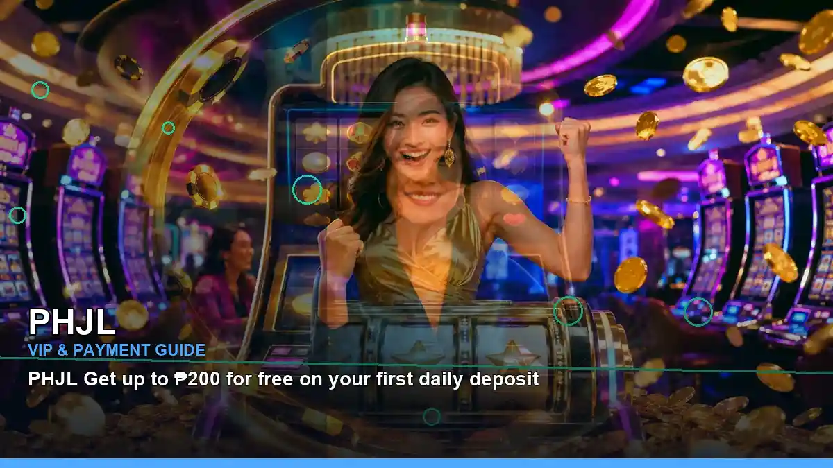 Close-up view of a player using a phone to enjoy mobile casino games with PHJL